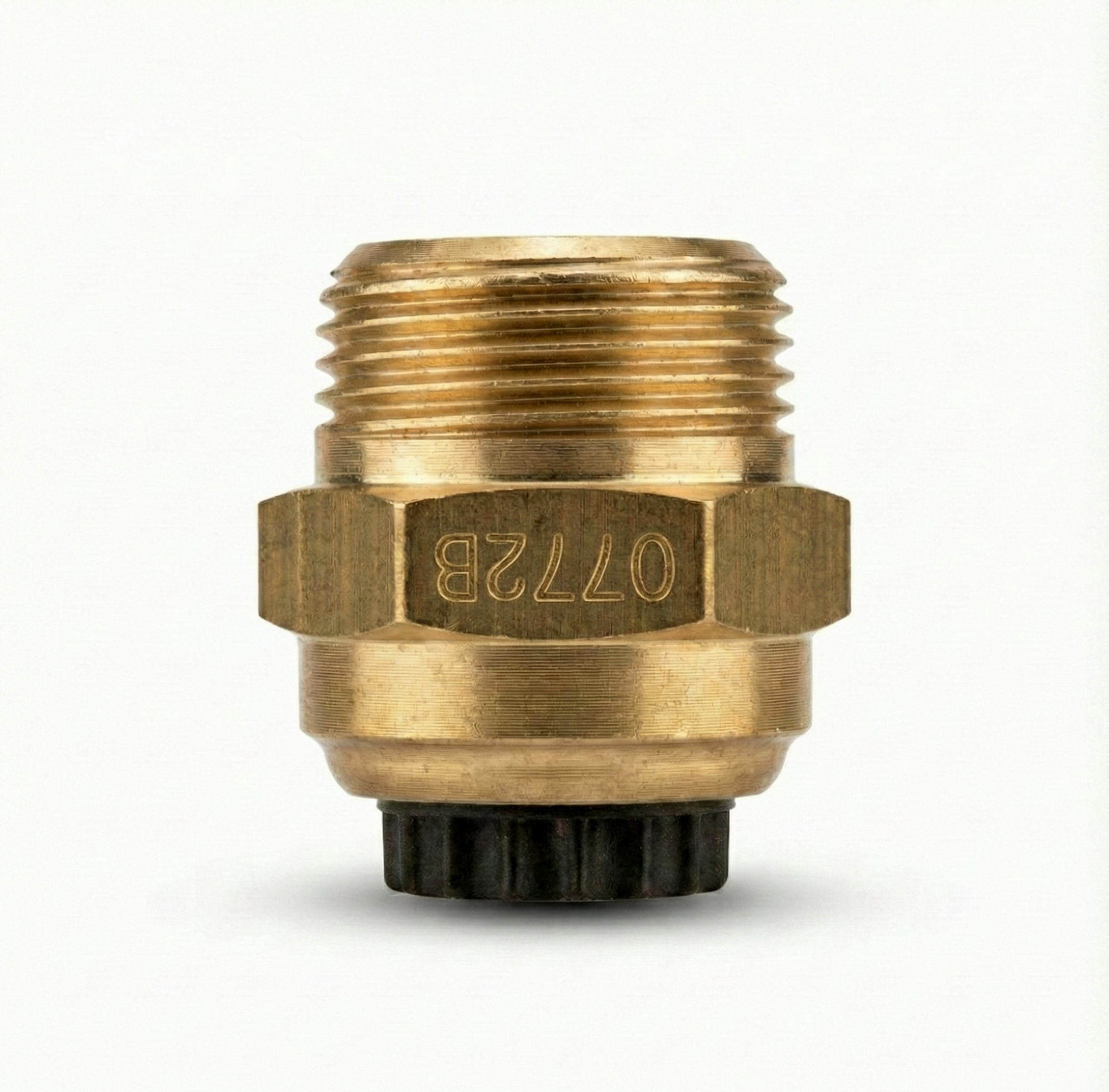 تصویر فشنگی برنجی دنده نری (کد 0772B)